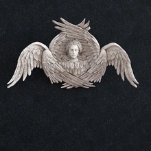 angelo arco statua monumento Cupido Ali animali arte sculture 3d print model - Mito3D