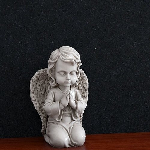 ange bébé pendentif bijoux sculpture ailes Cupidon art sculptures 3D print model - Mito3D