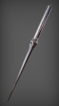 ángel espada sobrenatural cuchillo acero agudo afilado cromo metálico arma corte castiel juegos juguetes 3d print model - Mito3D