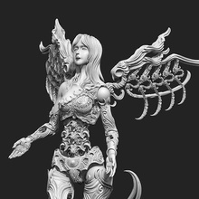 angel figurines 3d print modeling poly rendering figure printer sculpture art miniatures collection warhammer fantasy hobby cg zbrush board game games toys 3d print model - Mito3D