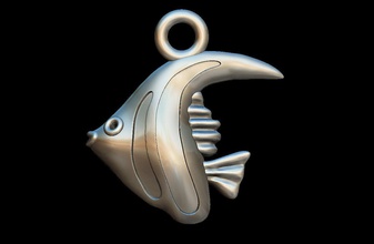 anjo peixe charme jóias contas pulseira pulseiras encantos divertido pandora verão o tema 3d imprimir modelo printable esmalte pingentes gem cadeia oceano criaturas 3d print model - Mito3D