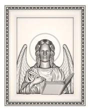 ángel icono de la stl art religión culto cultura el iglesia 3d impresión libre metal las esculturas 3d print model - Mito3D