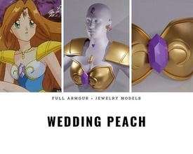 angel lily wedding peach cosplay set anime costume kawaii hobby diy 3d print model - Mito3D