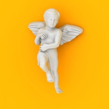 melek kolye takı angela altın Gümüş İsa din mücevher yüzük elmas 3d print model - Mito3D