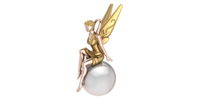 melek kolye altın gümüş takı madalya kolyeler beyaz 3d print model - Mito3D