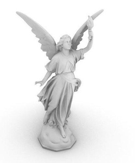 angelo pendente 3d statua scultura arte Dio Cupido oro argento jesu cristiano bronzo religiou Cattedrale donna medio antico marmo gioielleria ciondoli sculture 3d print model - Mito3D