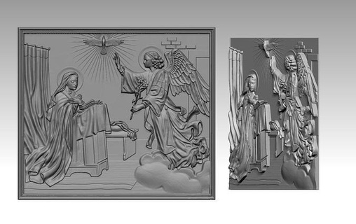 anjo fenômeno virgem Maria alívio esculturas pingente pingentes joalheria católico mãe santo religioso piedosos cristão arte jóias cnc 3d print model - Mito3D