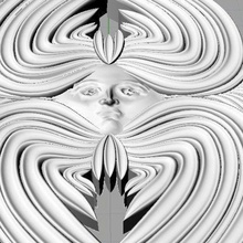 angelo serafino ciondolo la curva forma modello texture vortex desktop spettacolo carta da parati il design di taglio geometrica s7 pc apparecchiature informatiche bordo p9 serafini gioielli art matematica matematiche arte 3d print model - Mito3D