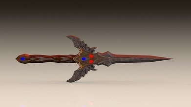 angel slayer lineage2 knife dagger weapon cosplay lineage lineage2cosplay melee games toys game accessories 3d print model - Mito3D