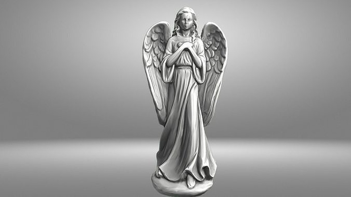 angelo statua scultura 3d modello risorsa puntello modellazione stampa stampa 3dprinting angelico scolpire zbrush organico arte sculture carattere greco 3d print model - Mito3D