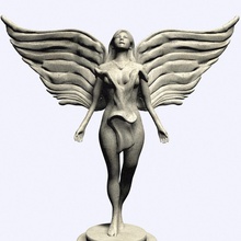 angel statue art angel statue sculpture art wings women woman female statuette sexy figurine winged butterfly sculptures