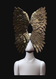 angelo Ali scultura ala carattere fantasia uccello volare femmina arte decorativo piuma statua umano 3dmodel 3dprint 3d 3dmodeling 3d print model - Mito3D