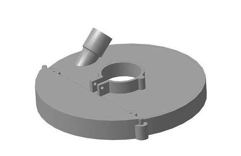 angle disk grinder fume hood 230mm 3d model fdm printing hobby diy mechanical parts 3d print model - Mito3D