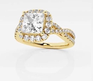 anillo de compromiso con cruce anillos joyas joyeria 3d stl gratis jewelry rings 3d print model - Mito3D