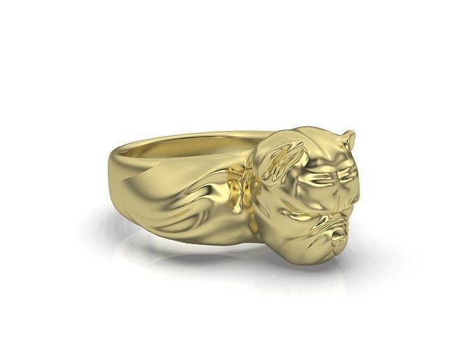anillo pitbull joya jewelry rings ring design engagement joyas para imprimir 3d anillos print 3D print model - Mito3D