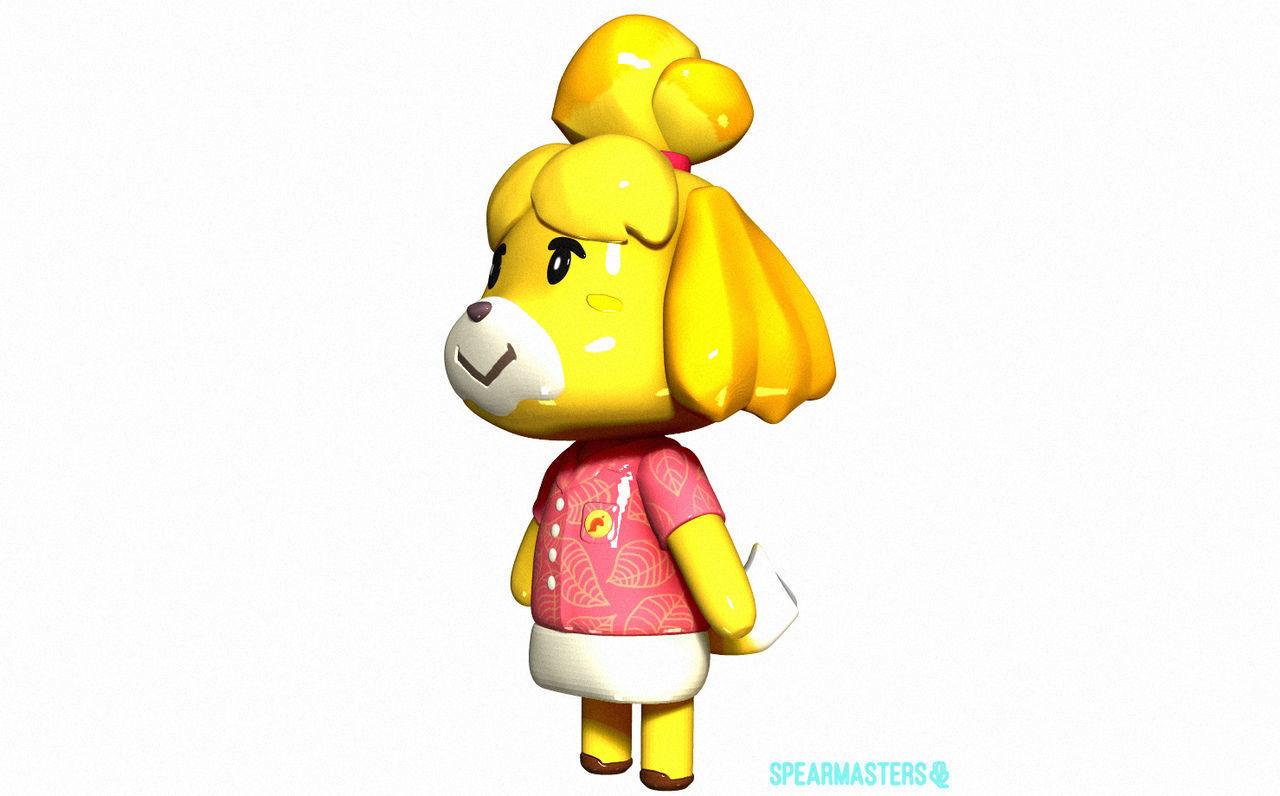 animal crossing isabelle figure animalcrossing nintendo games toys 3D print model - Mito3D