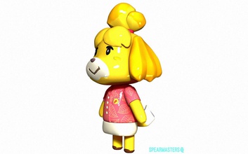 animal crossing isabelle figure animalcrossing nintendo games toys 3d print model - Mito3D