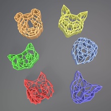 animals cookie cutter house biology shape art decoration nature cooking 3dprint food biscuit geometric design sweet kitchen dining 3d print model - Mito3D