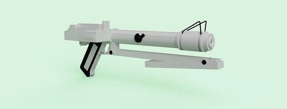 animado dc 15s blaster 3d arquivo sci fi estrela guerras guerra estrelas clone cosplay passatempo faça 3d print model - Mito3D