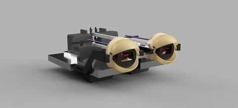 animatronique œil structure science médical scifi robotique ingénierie 3d print model - Mito3D