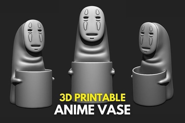 anime vase sachen halter unterstützung 01 sachenhalter charakter karikatur animation fantasie spielzeuge dekor arbeitsplatz stifthalter 3dprintable 3dprinting 3dprintfile 3dstl 3danime spiele dekoration kunst innere haus 3d print model - Mito3D