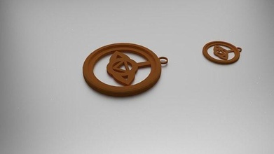 anja eye chakra pendant jewelry fashion asia pendants 3d print model - Mito3D