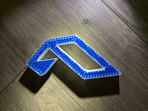 anjuna logotipo favo mel Anjunabeats Anjunadeep passatempo faça 3d print model - Mito3D