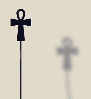 ankh cross candle gadget candlelight decoration light lamp flame gift interior living room house lighting decor furniture original 3d print model - Mito3D