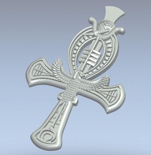 ankh clé of vie stl 3d modèle égyptien bijoux pendentifs 3dm 3d print model - Mito3D