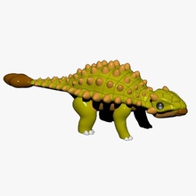 ankylosaure dessin animé dinosaure 3d 3dmodel 3dtoy 3ddino 3ddinosaur 3dprint 3dprinter gamins jouet jouets modèle jurassique jeux 3d print model - Mito3D