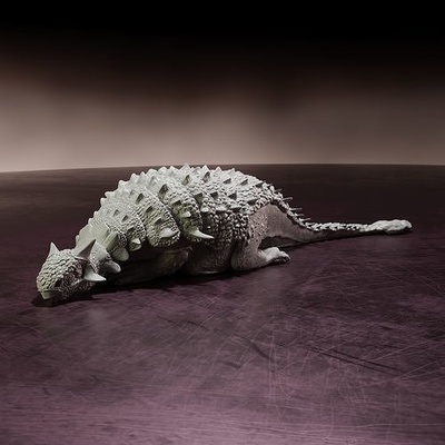 ankylosaurus uyuyor pre supported zırhlı dinozor hayvan canavar yaratık dino şekil jurassic model gerçekçi ölçek minyatür kocaman dnd dayanma otçul anki sanat heykeller 3d print model - Mito3D