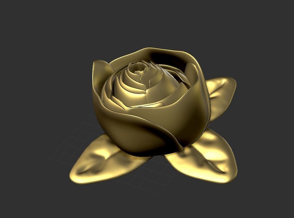 anniversaire Rose fleur l'amour luxe art sculpture loisir DIY 3D print model - Mito3D