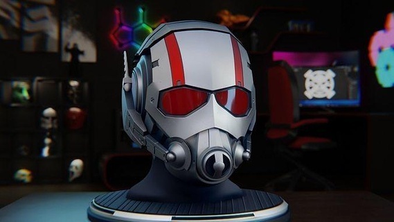 ant-man helmet ant ma antman man marvel movie movies prop props cosplay 3d 3dprinting stl 3dmodel games toys 3d print model - Mito3D