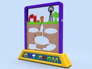 hormiga granja pueblo 3d modelo impresión imprimible juego entretenimiento juguete decoración plastico granero arena regalo juegos juguetes accesorios 3d print model - Mito3D