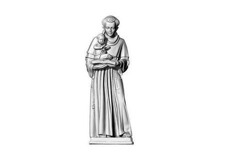anthony anton statue sculpture Jésus Anthony catholique 3d art sculptures 3d print model - Mito3D