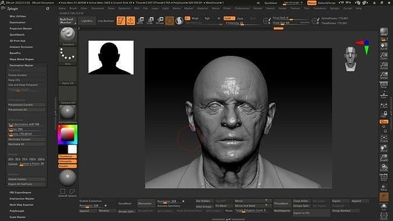 anthony hopkins 3d print highly detailed anthonyhopkins hannibal lector hanniballector hollywood bust realistic hires zbrush character art man sculpture games toys 3d print model - Mito3D
