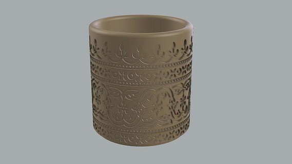 antique style 3d vase model indoor outdoor use antique style 3d vase model indoor outdoor use retro art design illustration empty old ornate container sculptures  3d print model - Mito3D
