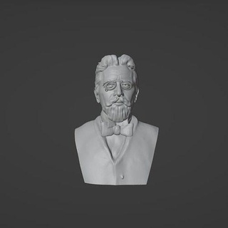 anton chéjov antonchejov Dostoievski levtolstoy escritor ruso Chéjov Pushkin novelista dramaturgo autor Tolstói Arte esculturas 3d print model - Mito3D