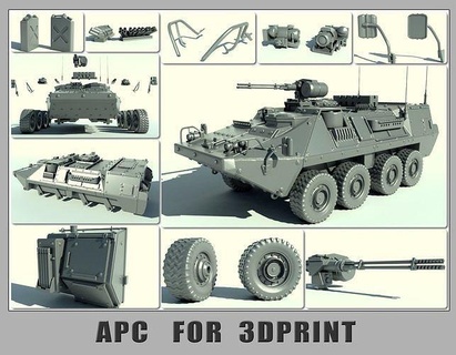 apc 3dprint tank wwii ww2 battle army war vehicle military armored combat wehrmacht truck infantry oil panzer petrol soldier german weapon games toys 3d print model - Mito3D