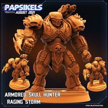 apex armored skull hunter raging storm hunters games toys 3d print model - Mito3D