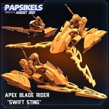 apex blade rider swift edge bladed weapon games toys 3d print model - Mito3D