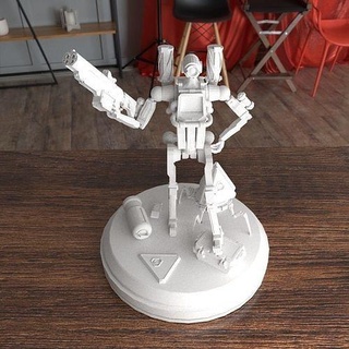 apéndice leyendas pionero figura robot juego miniatura ciencia ficción Arte 3d print model - Mito3D