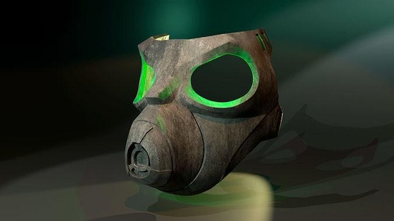 Apokalypse Maske inspiriert Regenbogen Rüstung Kunst DIY Gesicht Spiel Ninja Schutz Cosplay Requisiten Spielcharakter Scan Samurai Hobby Gas 3d print model - Mito3D