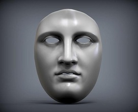 apolo máscara escultura griego antiguo mirador decoración mármol 3d impresión clásico arquitectónico apariencia modelo fiesta entretenimiento secreto arte esculturas estatua 3d print model - Mito3D