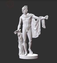 apollo sculpture 3d model statue art figure sculptural god sculptures 3d print model - Mito3D