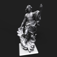 apollo cinayetin python sanat yılan heykel eski efsane mitoloji yenerek deviriyor öldürme selfie belvedere Yunan Yunanistan louvre Müzesi 3d baskı yazdırılabilir zbrush heykeller 3d print model - Mito3D