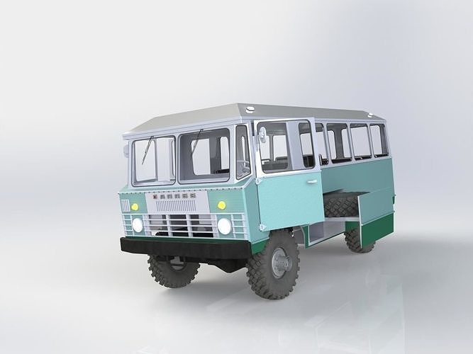 app 66 ônibus gaz66 app66 rc impressão 3dprint escalomodelo imprimível passatempo escalextrico axial trx escala aplicativo caminhão gaz veículo transporte militares estrada faça automotivo 3D print model - Mito3D