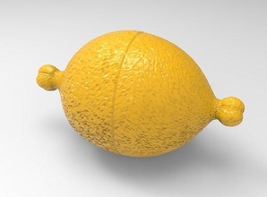 elma Limon domates havuç çilek oyuncak çocuklar meyve erkek kadın vidalamak Bölünmüş bağlayıcı gerçekçi doku 3d print model - Mito3D