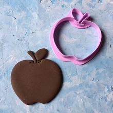 apple cookie cutter cookiecutter games toys house kitchen dining cookiestamp cake food cutting nickelodeon kids play decoration disney micky 3d print model - Mito3D