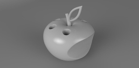 apple lápiz de pie casa los lápices portalápices titular escrito en la arquitectura interior oficina comercial fbx decoración 3d print model - Mito3D